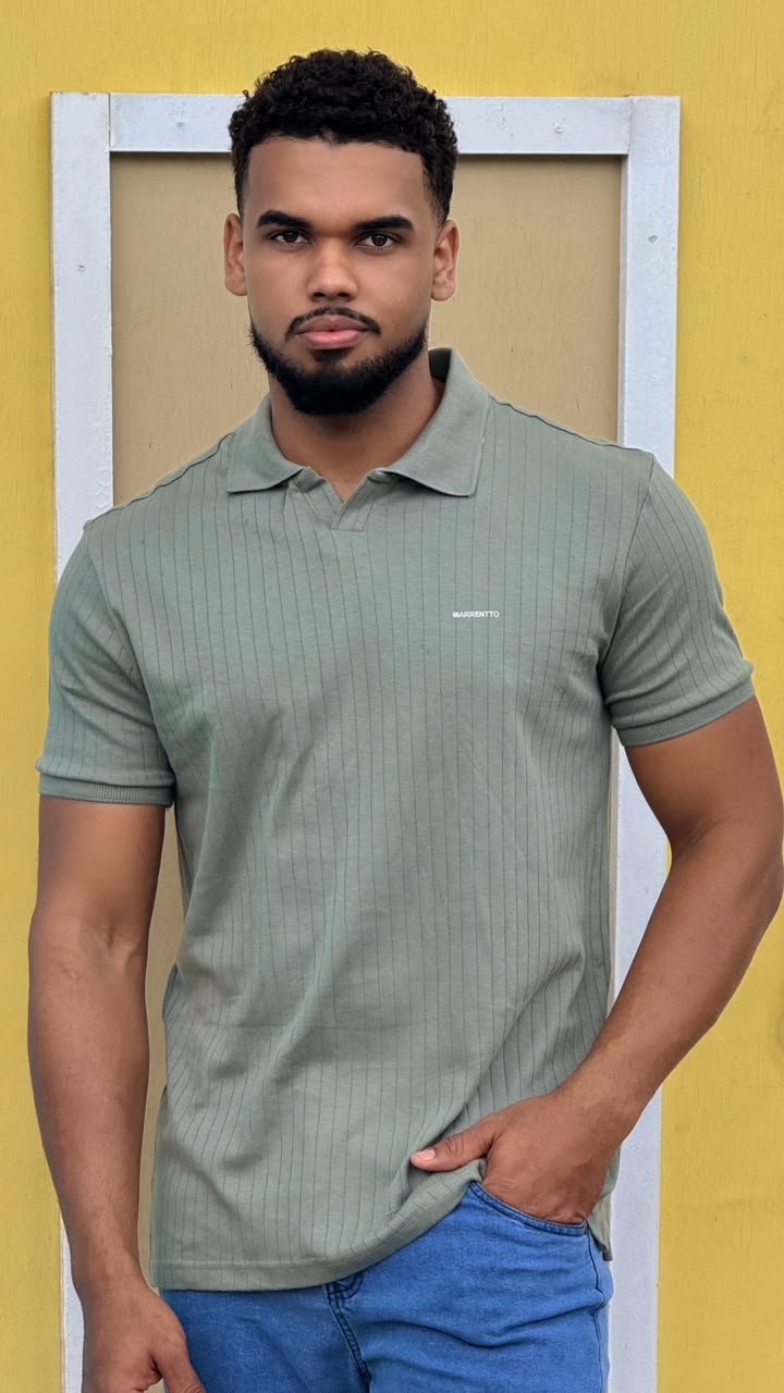 POLO GOLA EM V