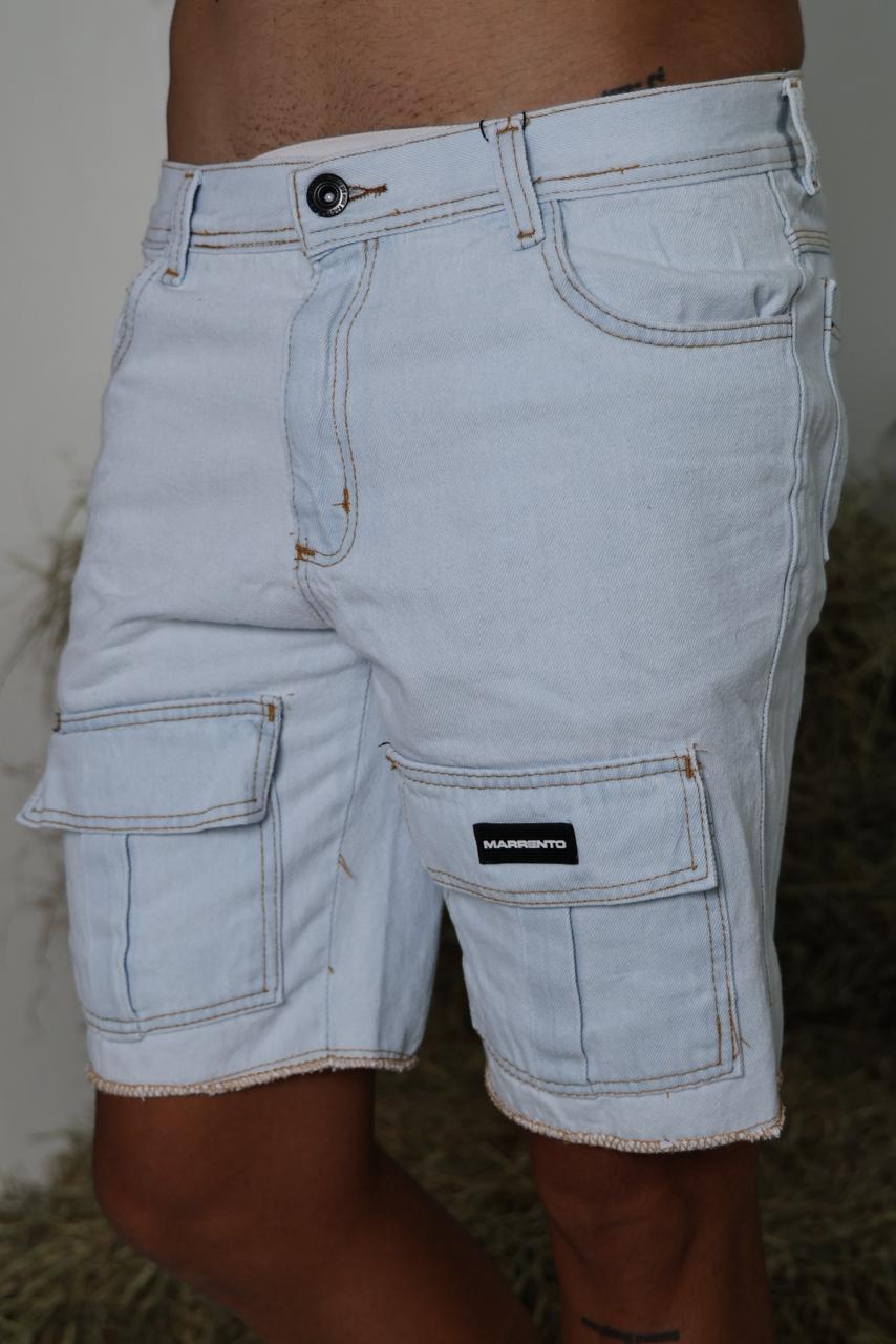 SHORT JEANS JOGADOR CARGO