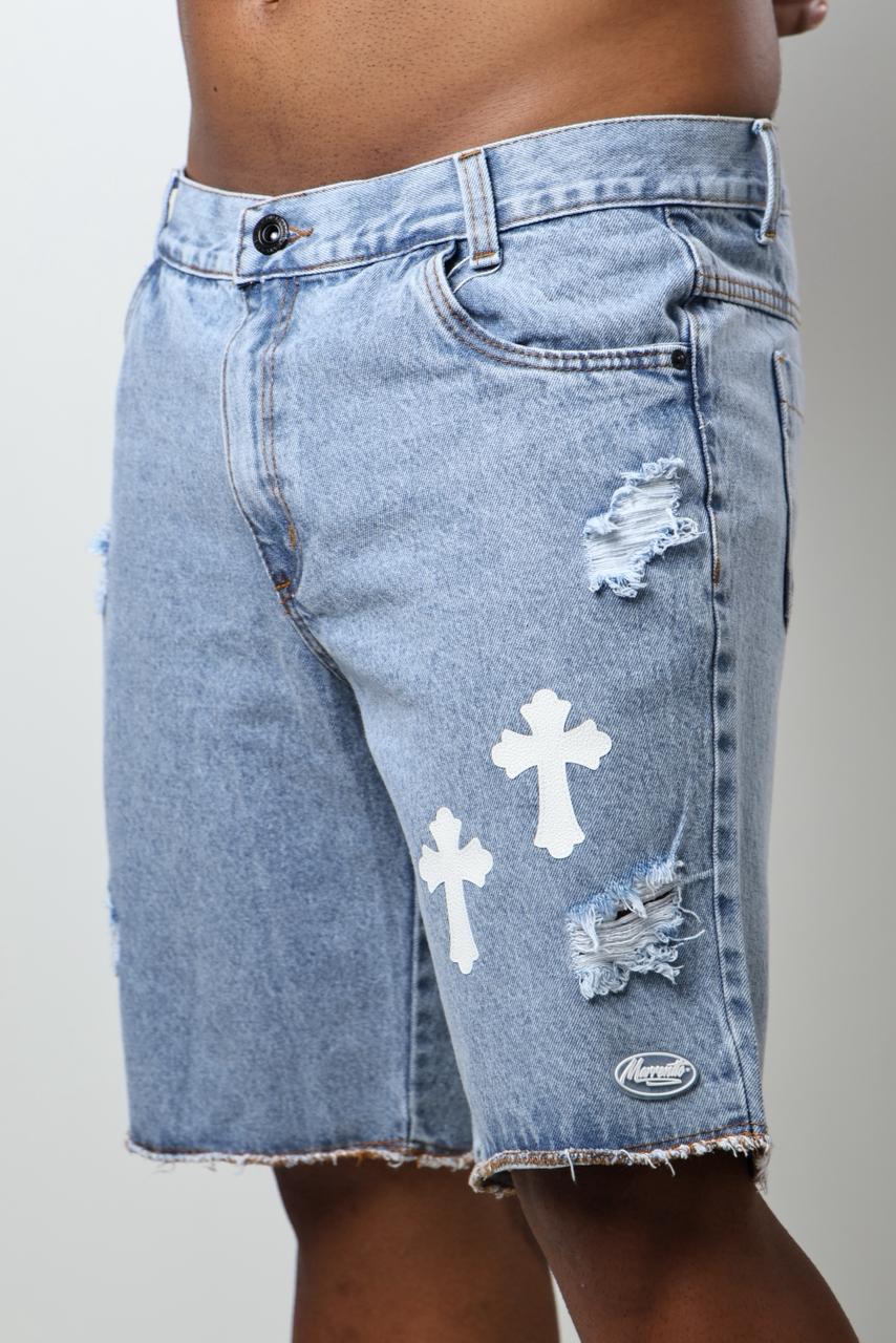 SHORT JEANS JOGADOR